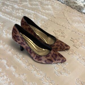 Comfort Plus by Predictions Leopard Print Heels